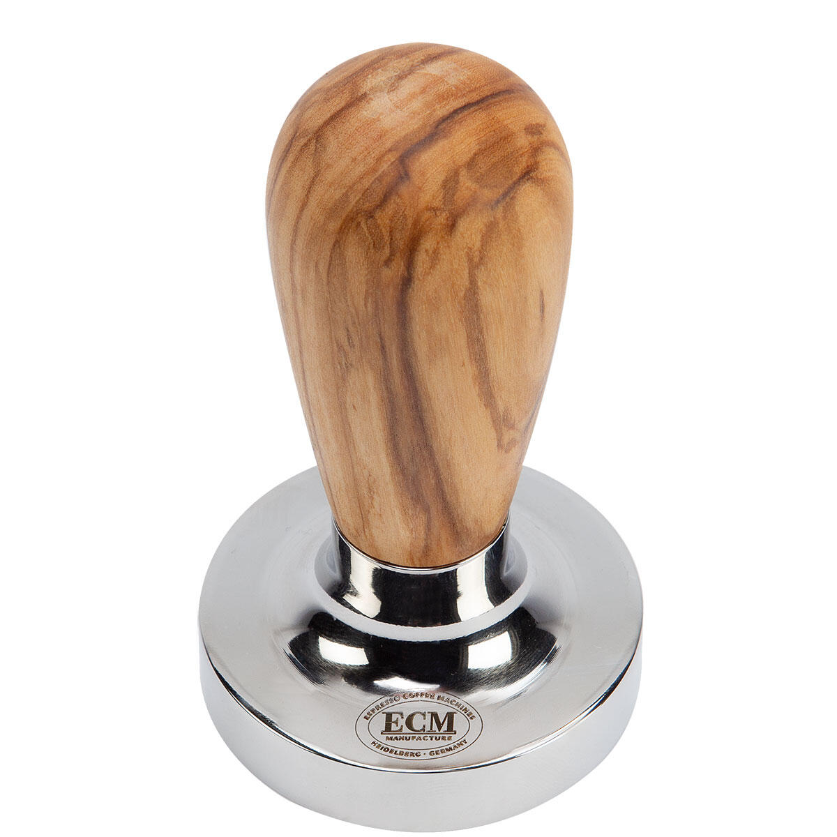 ECM Tamper 58,4 mm flat mit Olivenholzgriff, 99,00