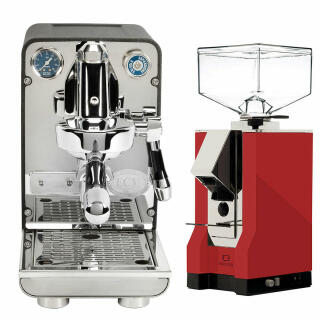 ECM Puristika + Eureka Silenzio 55 Rot