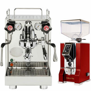 ECM Mechanika Slim 82046 + Eureka Dolce Vita Rot