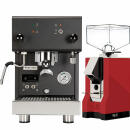 Profitec Pro300 Schwarz 10375 + Eureka Silenzio 55 Rot