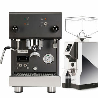 Profitec Pro300 Schwarz 10375 + Eureka Specialita Chrom