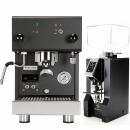 Profitec Pro300 Schwarz 10375 + Eureka Magnifico Schwarz