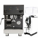 Profitec Pro300 Schwarz 10375 + Eureka Magnifico Weiß