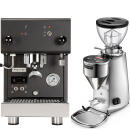 Profitec Pro300 Schwarz 10375 + Mazzer Mini Elec. A Alu