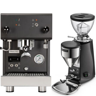 Profitec Pro300 Schwarz 10375 + Mazzer Mini Elec. B black