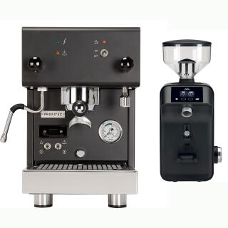 Profitec Pro300 Schwarz + Life Schwarz
