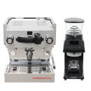 La Marzocco Linea Mini R Edelstahl + Pico Schwarz