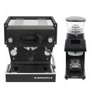 La Marzocco Linea Mini R Schwarz + Pico Schwarz