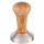 Motta Tamper 58,4mm flat mit Olivenholzgriff