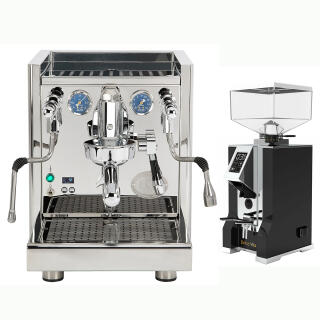 ECM Technika VI + Eureka Dolce Vita Schwarz
