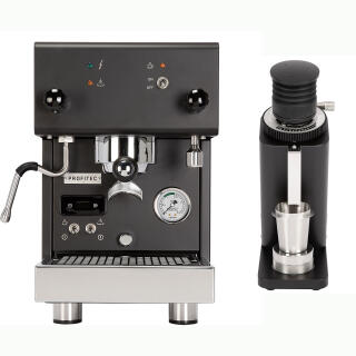 Profitec Pro300 Schwarz + Twist SD54 Schwarz