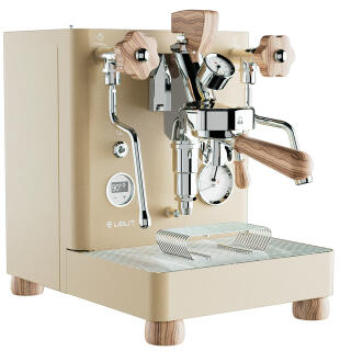 Lelit Bianca PL162T V3 Creme mit Zebrano Holz - Gold Limited Edition - unbenutzte Retoure - nur online verfügbar