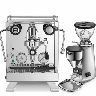 Rocket R Cinquantotto + Mazzer Mini Elec. B Alu