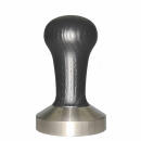 Motta Tamper Edelstahl mit Holzgriff 58 mm schwarz flat