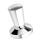 Motta Tamper Easy 57 mm flat, Aluminium poliert