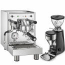 Bezzera BZ10 + Mazzer Mini Elec. B Schwarz