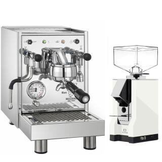 Bezzera BZ10 + Eureka Silenzio 55 Weiß