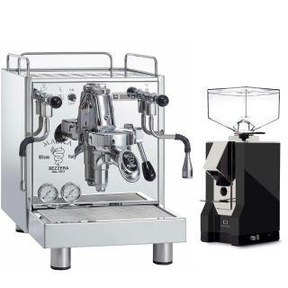 Bezzera Magica PID + Eureka Silenzio 55 Schwarz