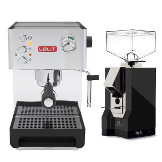 Lelit Anna PL41 EM + Eureka Silenzio 55 Schwarz