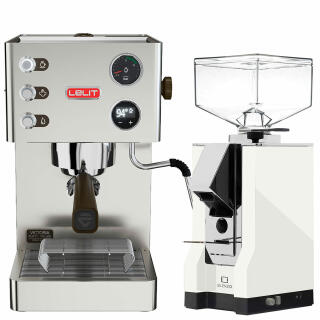 Lelit Victoria PL91T + Eureka Silenzio 55 Weiß