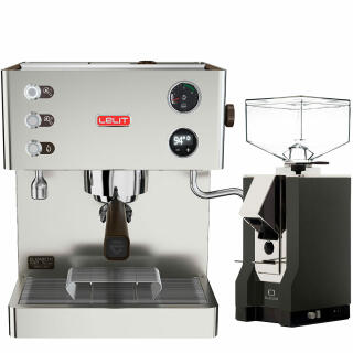 Lelit Elizabeth PL92T + Eureka Silenzio 55 Schwarz