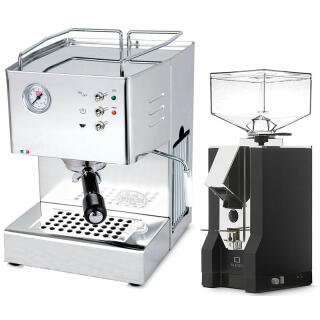 Quickmill Cassiopea 03004 + Eureka Silenzio 55 Schwarz