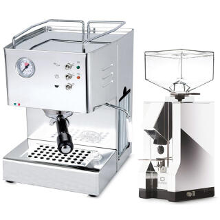 Quickmill Cassiopea 03004 + Eureka Silenzio 55 Weiß