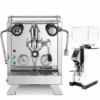 Rocket R58 V2 Dualboiler + Eureka Magnifico Weiß