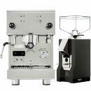 Profitec Pro300 PID + Eureka Silenzio 55 Schwarz
