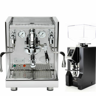 ECM Technika V 85285 + Eureka Magnifico Schwarz