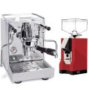 Quickmill Rubino + Eureka Silenzio 55 Rot